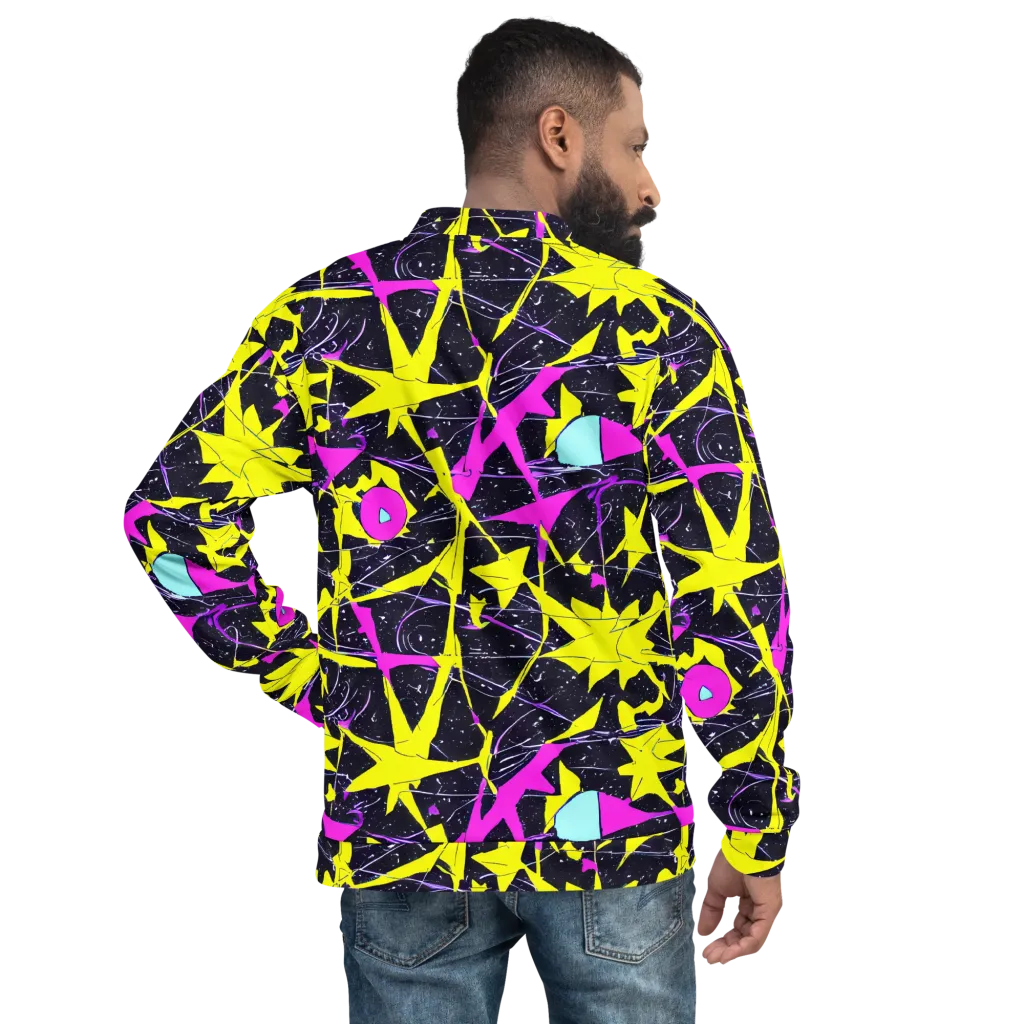 Ultraviolet Fracture on Bomber Jacket — Back