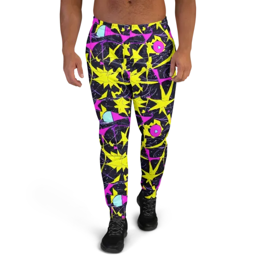 Ultraviolet Fracture on a Men's Joggers