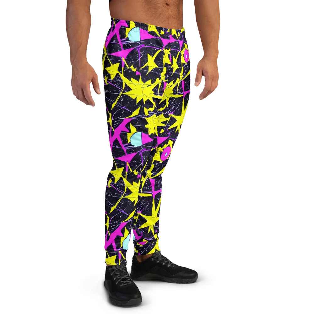 Ultraviolet Fracture on Men's Joggers — Right