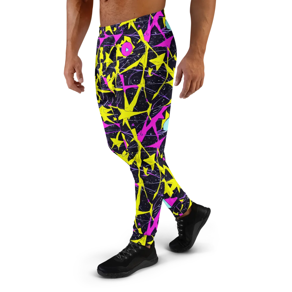 Ultraviolet Fracture on Men's Joggers — Left