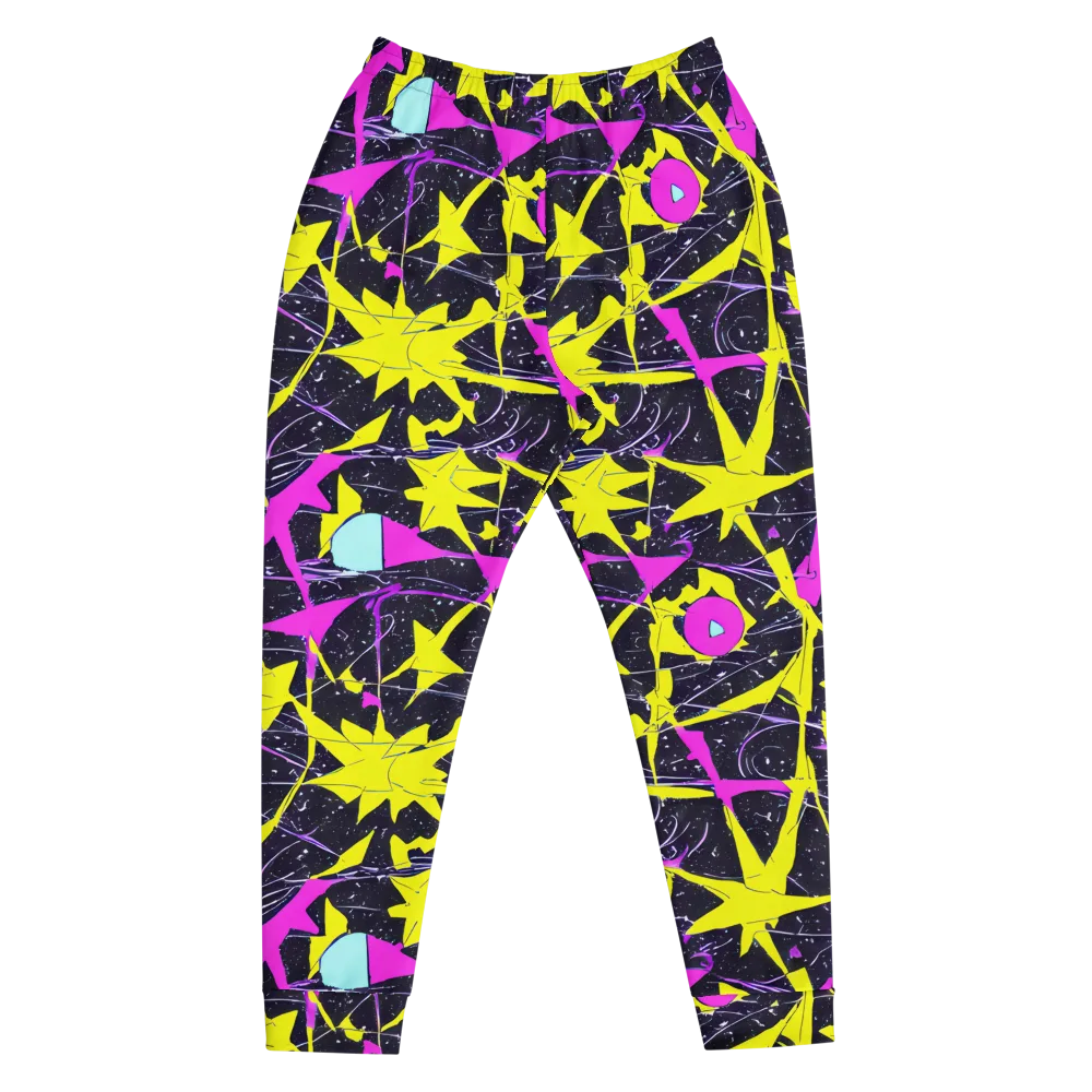 Ultraviolet Fracture on Men's Joggers — Front