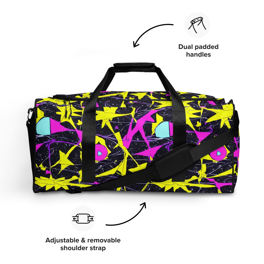 Ultraviolet Fracture on Duffle Bag — Front