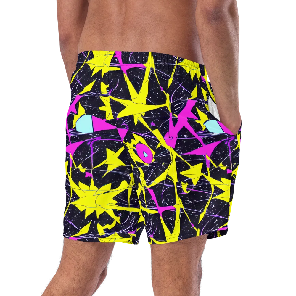 Ultraviolet Fracture on Swim Trunks — Right Back