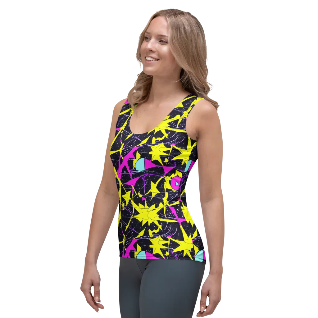Ultraviolet Fracture on Women's Tank Top — Left Front