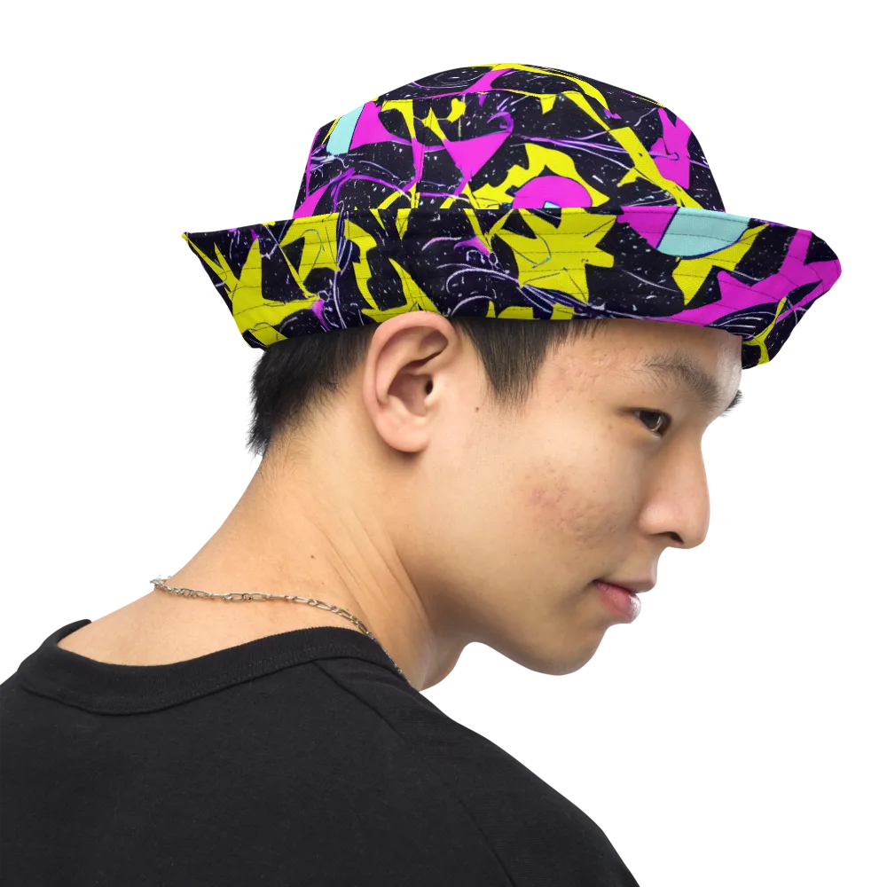 Ultraviolet Fracture on Reversible Bucket Hat — Right Outside