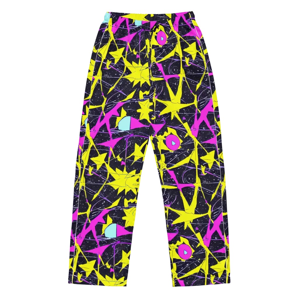 Ultraviolet Fracture on Women's Pajama Pants — Front