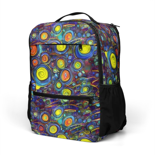 Indigo Cyclone on a Utility Backpack