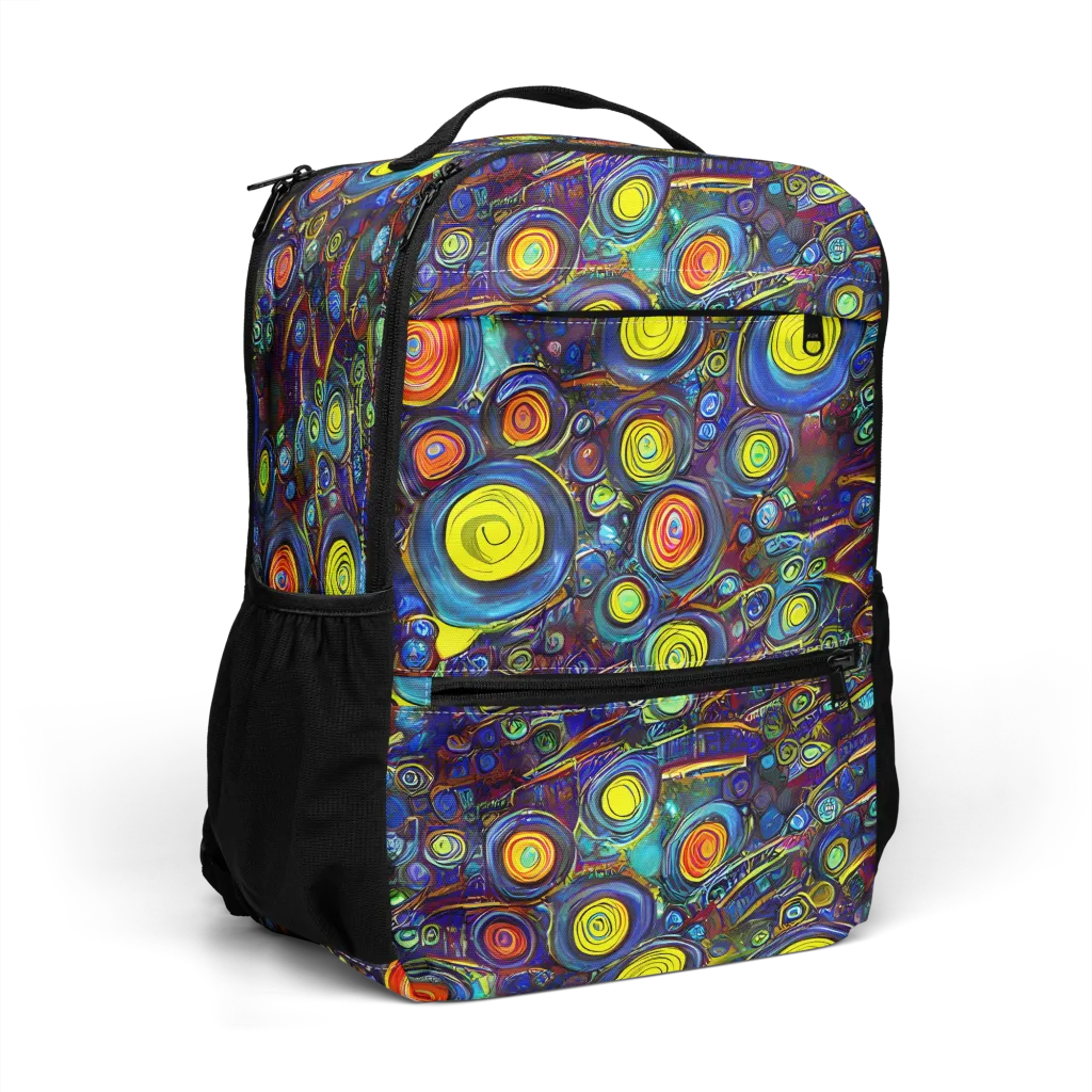 Indigo Cyclone on Utility Backpack — Right Front
