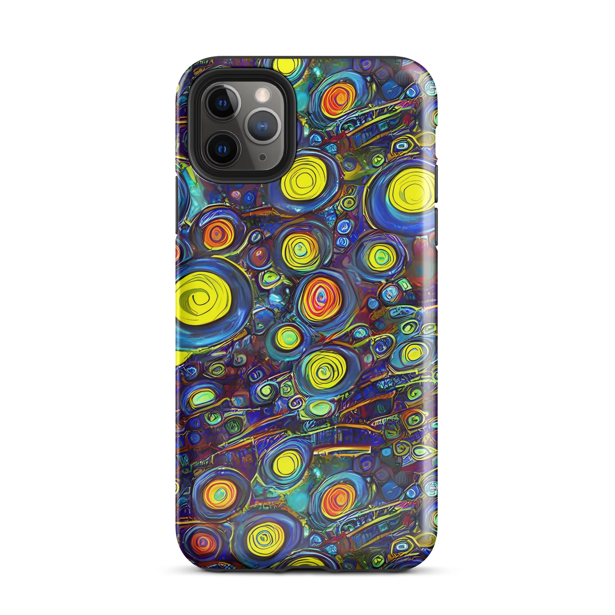 Indigo Cyclone on Tough Case for iPhone® — Front