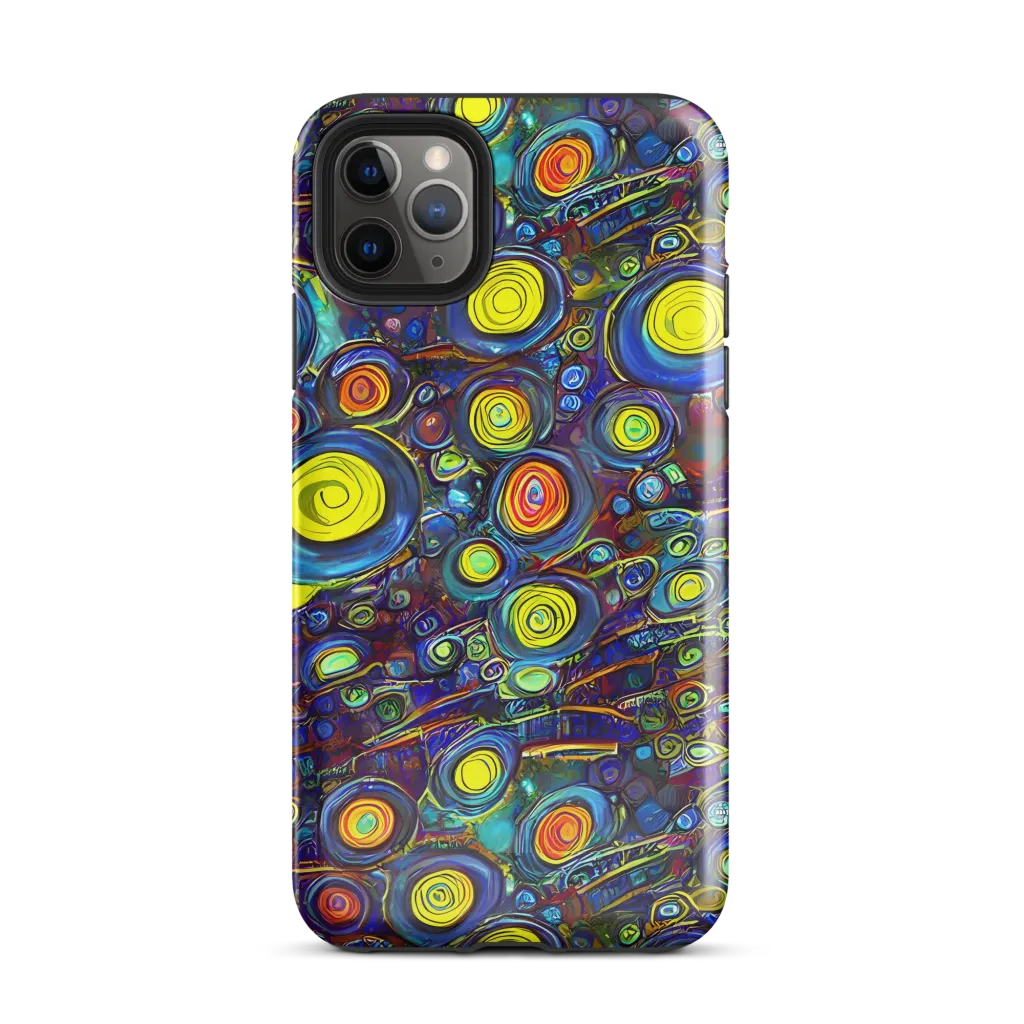 Indigo Cyclone on Tough Case for iPhone® — Front