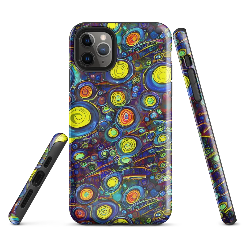 Indigo Cyclone on Tough Case for iPhone® — Front
