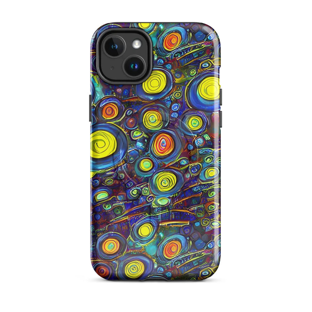 Indigo Cyclone on MagSafe Tough Case for iPhone® — Front