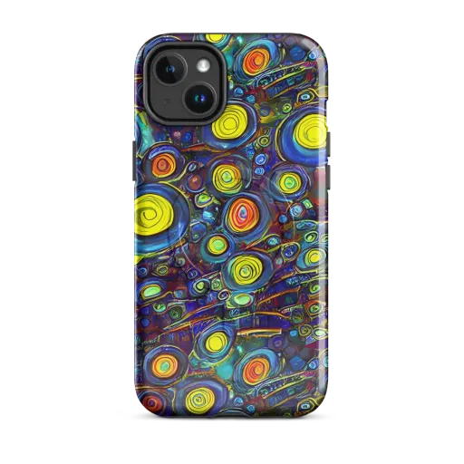 Indigo Cyclone on a MagSafe Tough Case for iPhone®