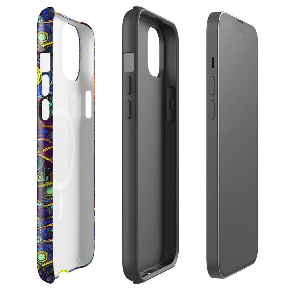 Indigo Cyclone on MagSafe Tough Case for iPhone® — Front