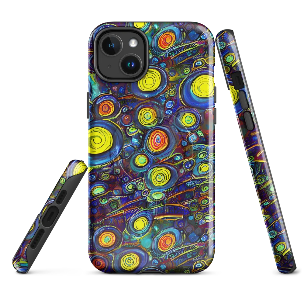 Indigo Cyclone on MagSafe Tough Case for iPhone® — Front