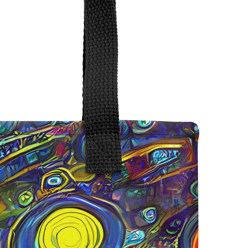 Indigo Cyclone on Tote Bag — Product details