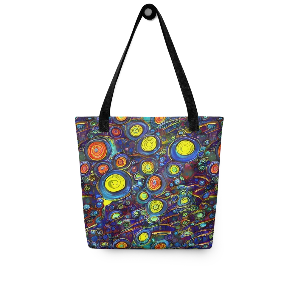 Indigo Cyclone on Tote Bag — Front
