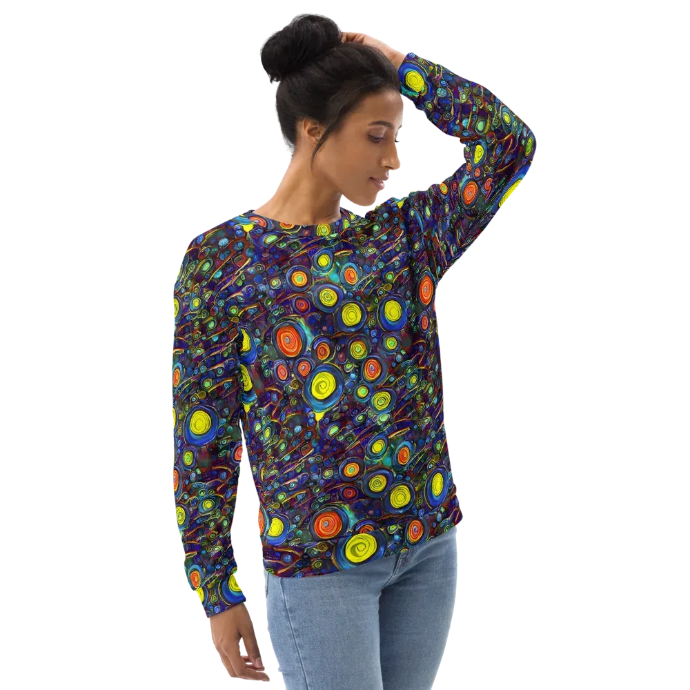 Indigo Cyclone on Sweatshirt — Right Front