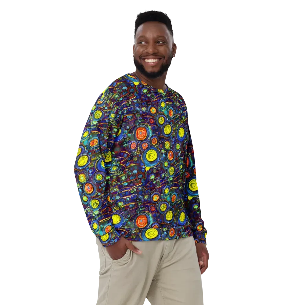 Indigo Cyclone on Sweatshirt — Front