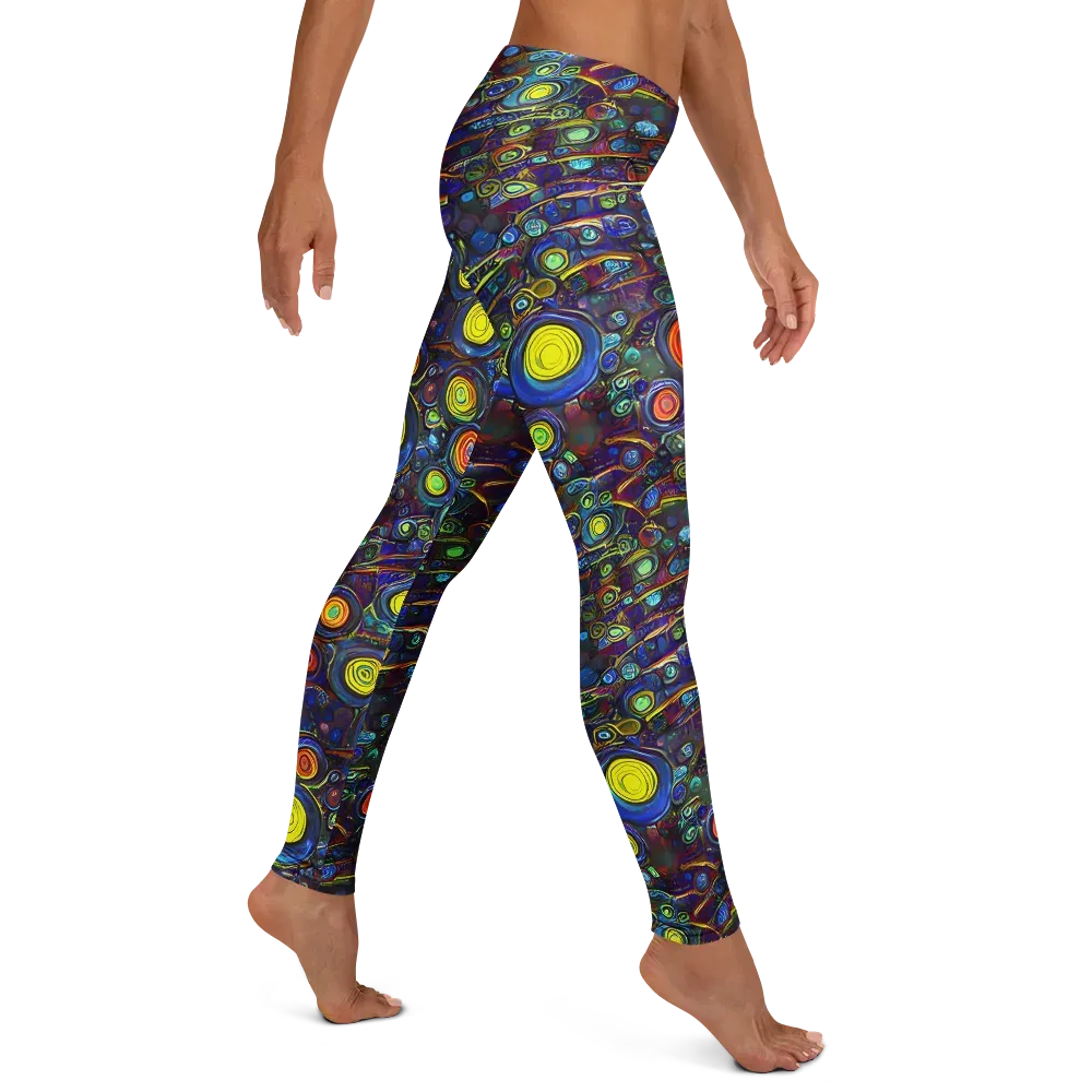 Indigo Cyclone on Leggings — Right
