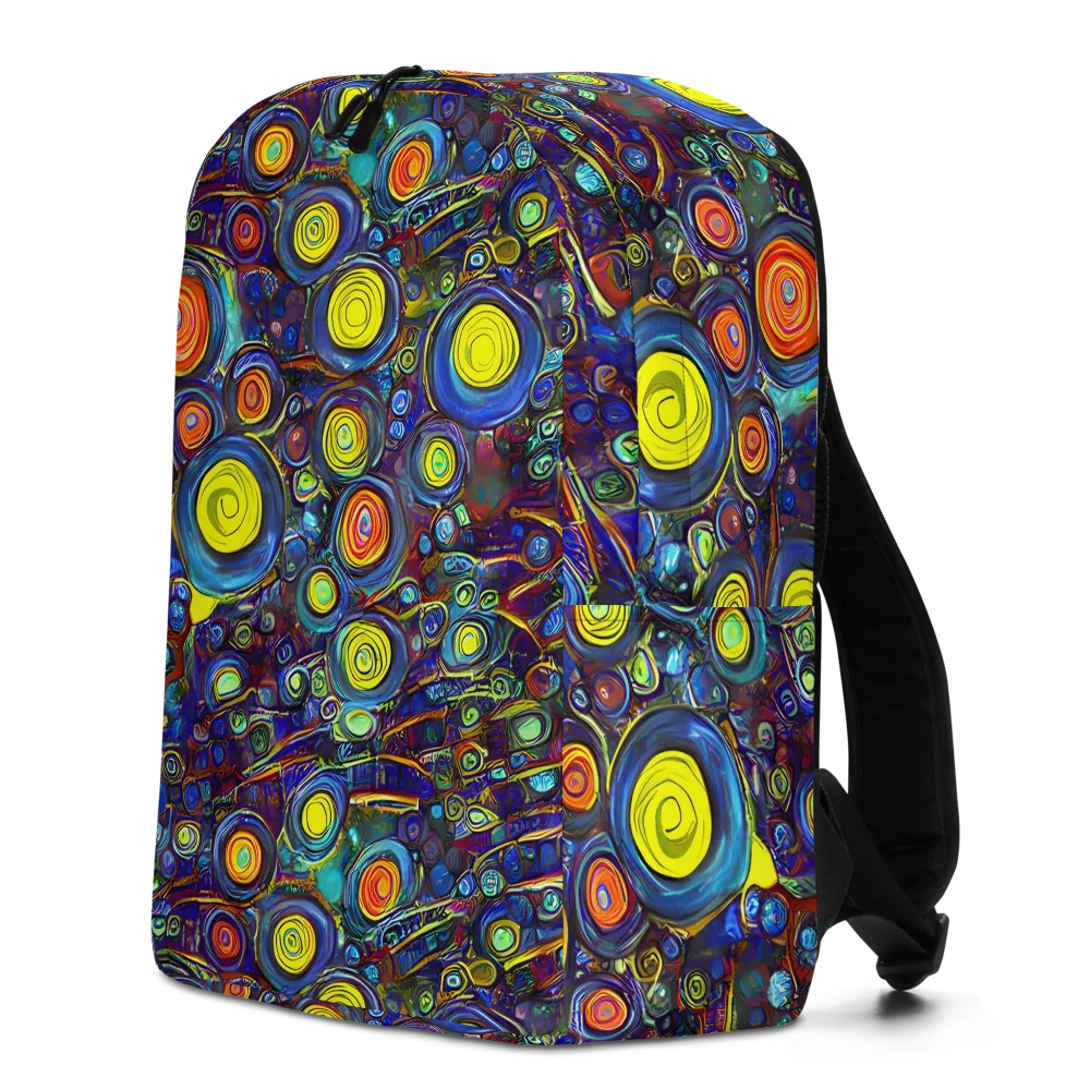 Indigo Cyclone on Minimalist Backpack — Left