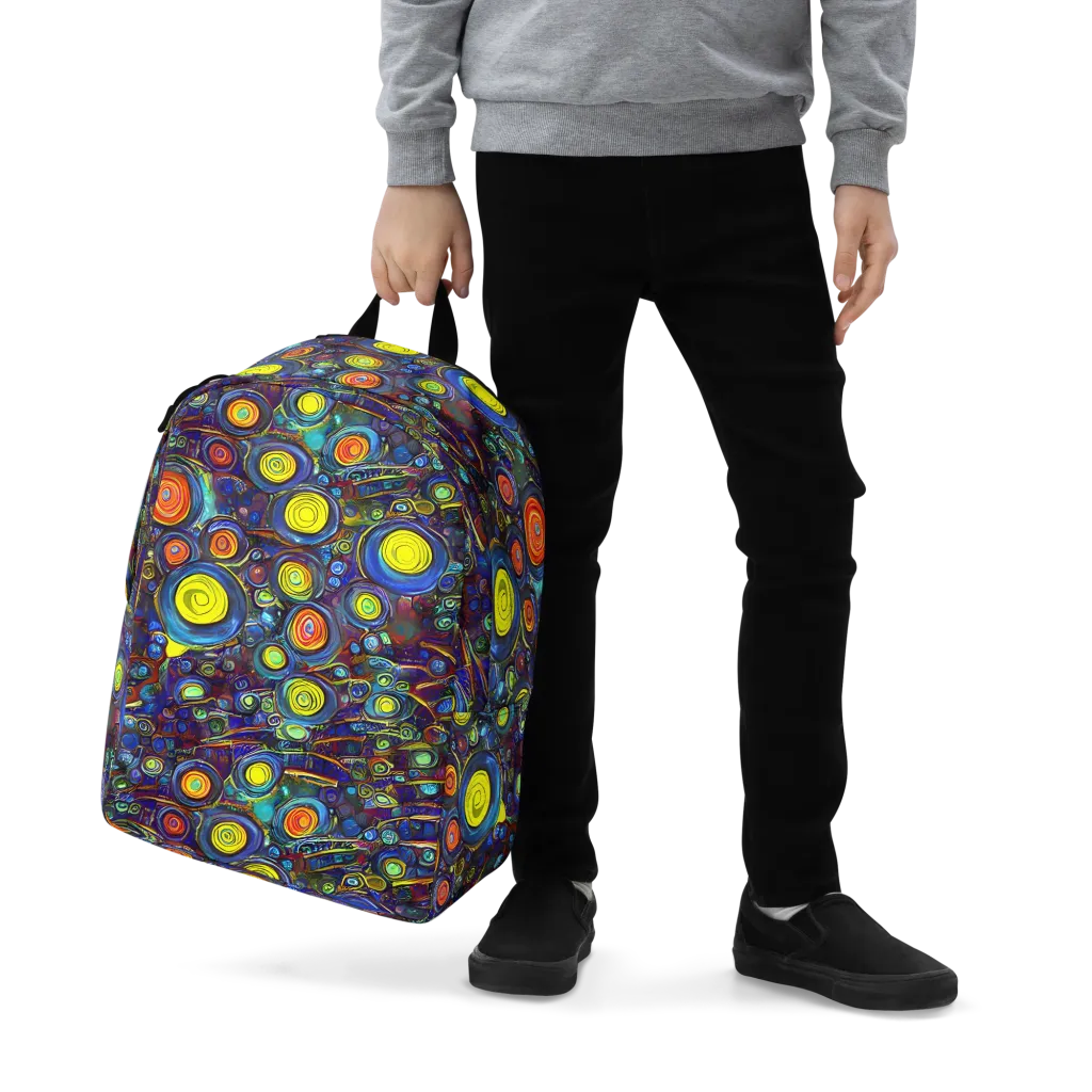 Indigo Cyclone on Minimalist Backpack — Zoomed-in
