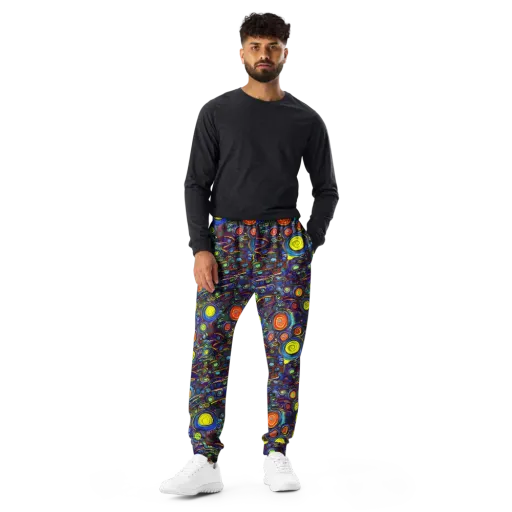 Indigo Cyclone on a Men's Joggers