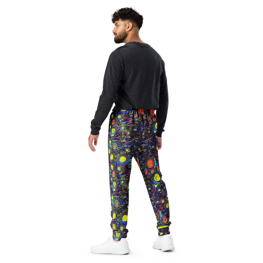 Indigo Cyclone on Men's Joggers — Back