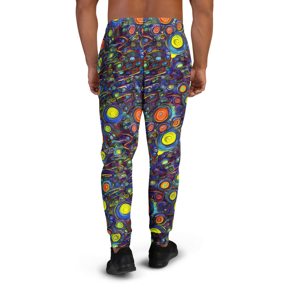 Indigo Cyclone on Men's Joggers — Back