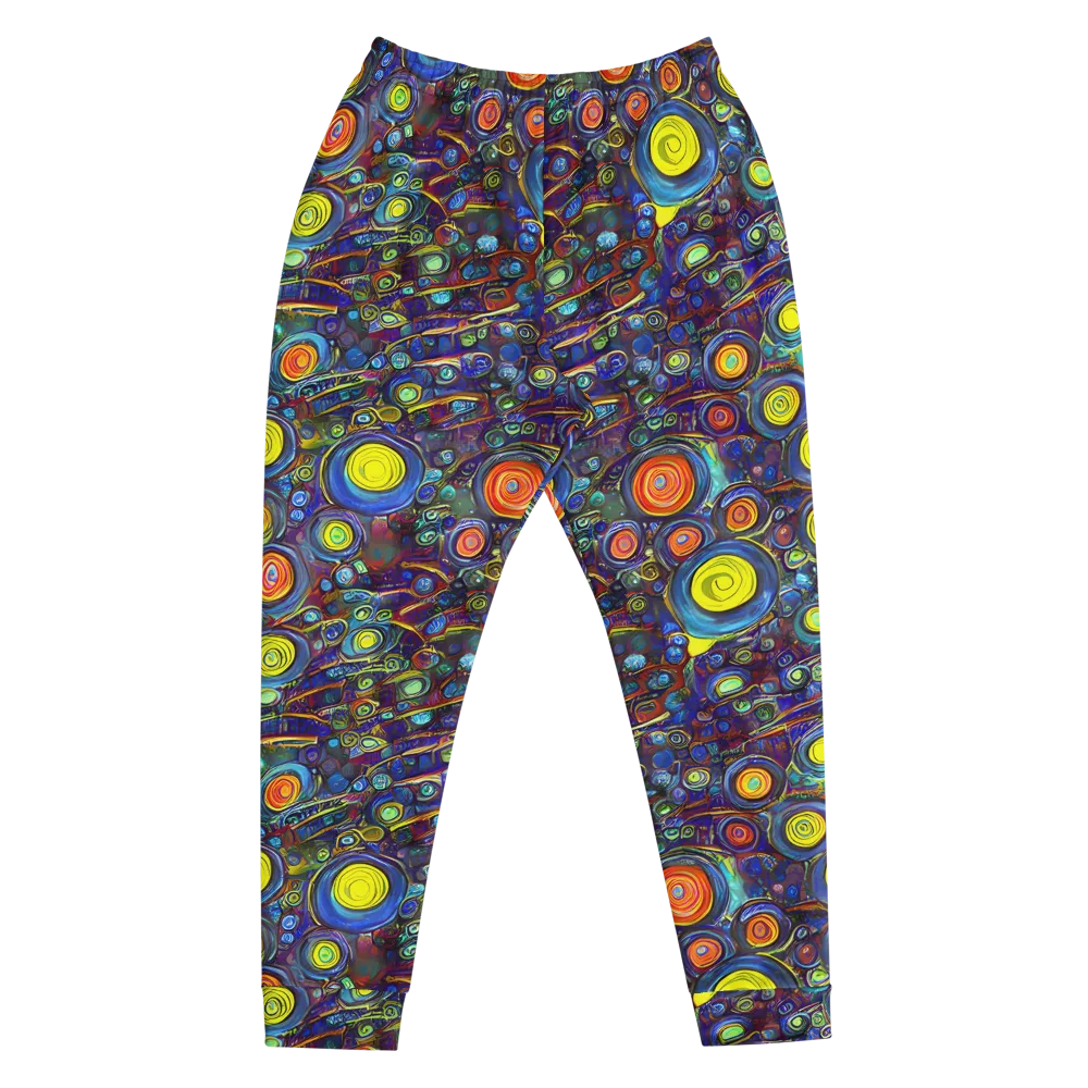 Indigo Cyclone on Men's Joggers — Front