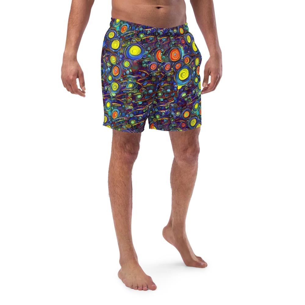 Indigo Cyclone on Swim Trunks — Front