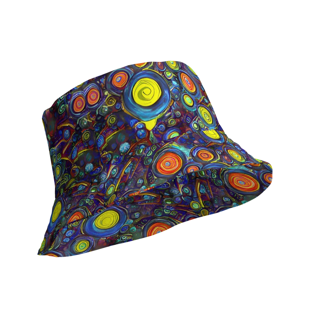 Indigo Cyclone on Reversible Bucket Hat — Product details Outside