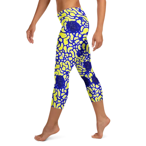 Lemon Liquefaction on a Capri Leggings