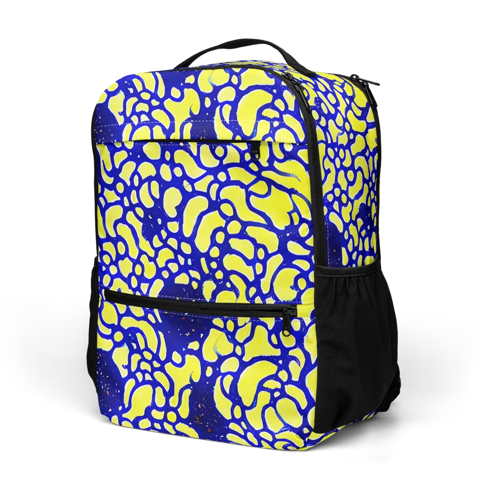 Lemon Liquefaction on Utility Backpack — Left Front