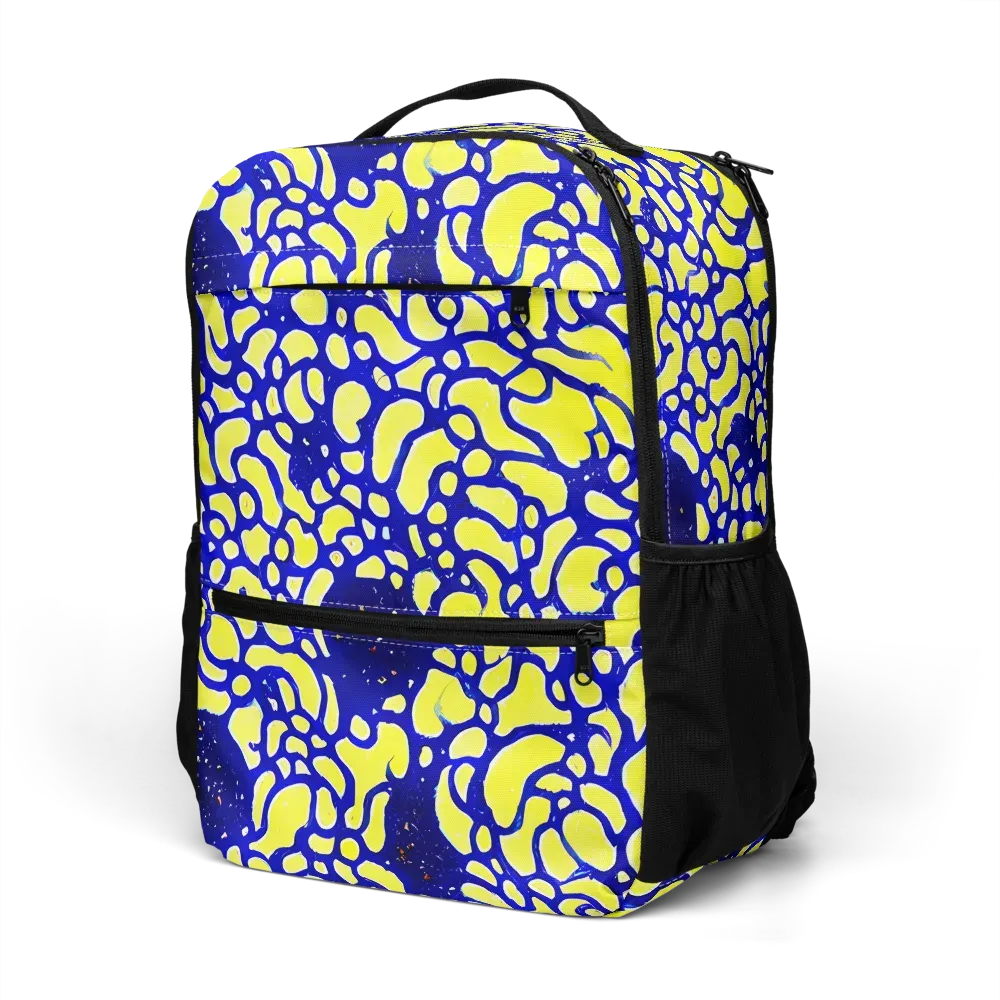 Lemon Liquefaction on Utility Backpack — Left Front