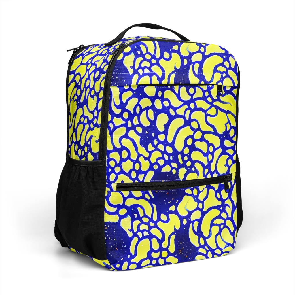 Lemon Liquefaction on Utility Backpack — Right Front