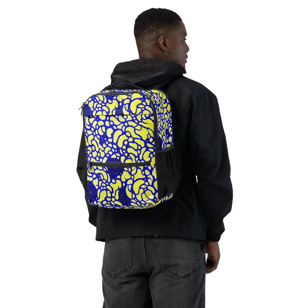 Lemon Liquefaction on Utility Backpack — Back