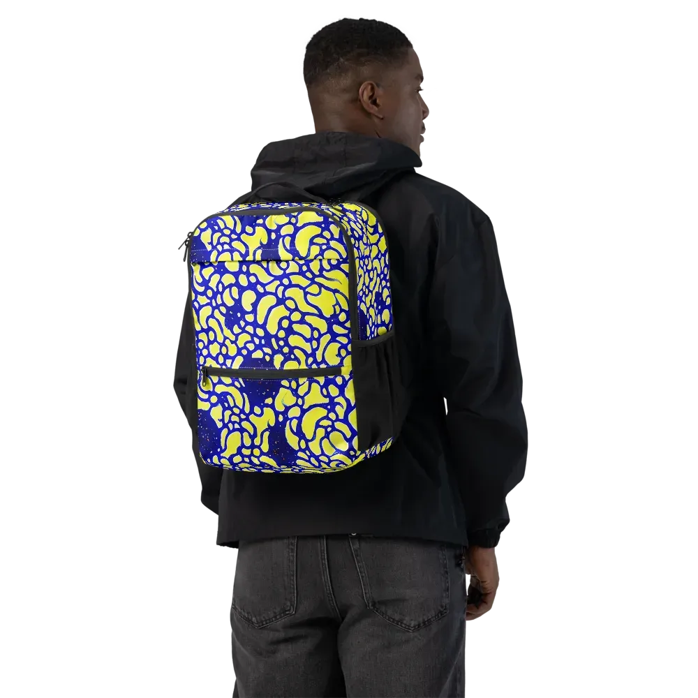 Lemon Liquefaction on Utility Backpack — Back