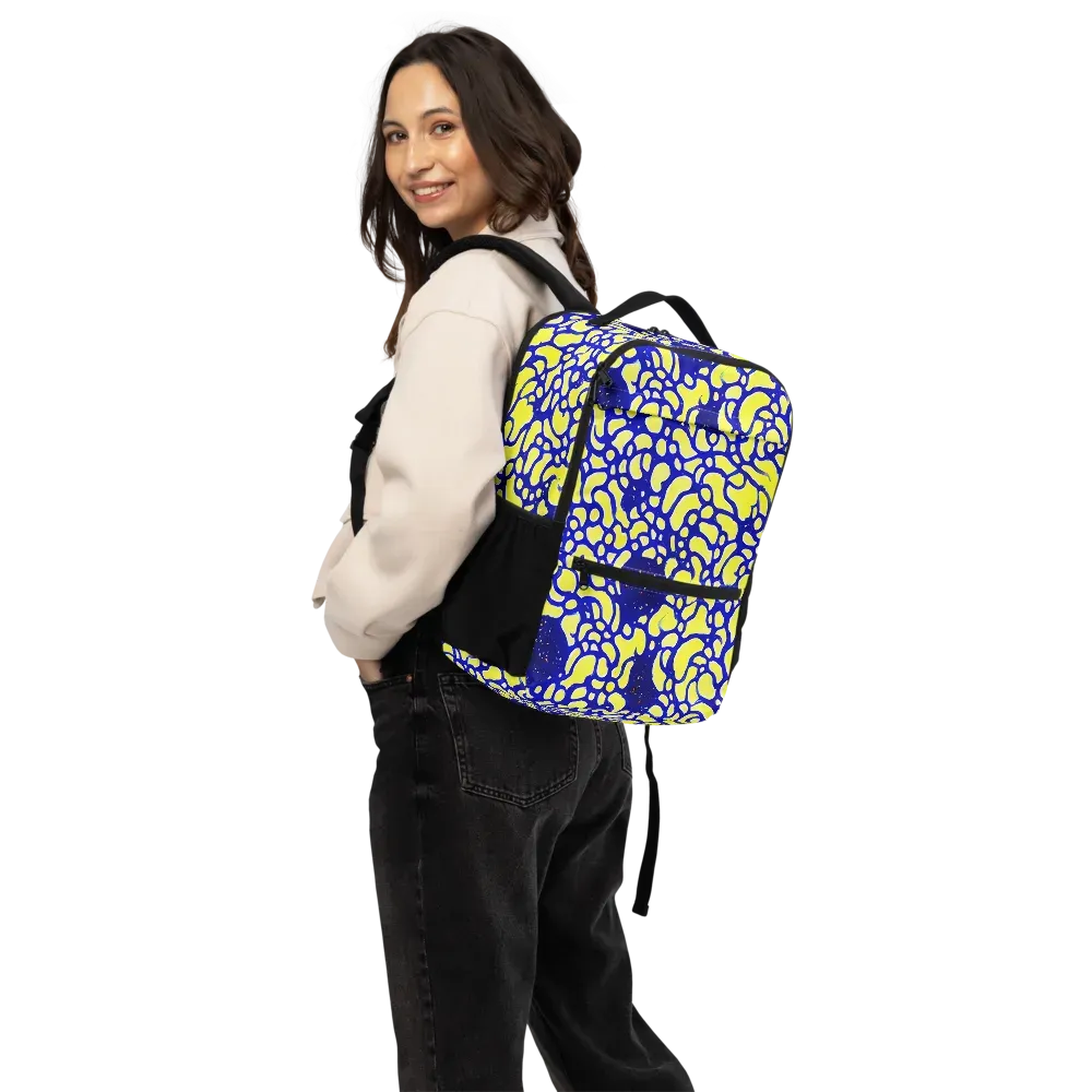 Lemon Liquefaction on Utility Backpack — Back