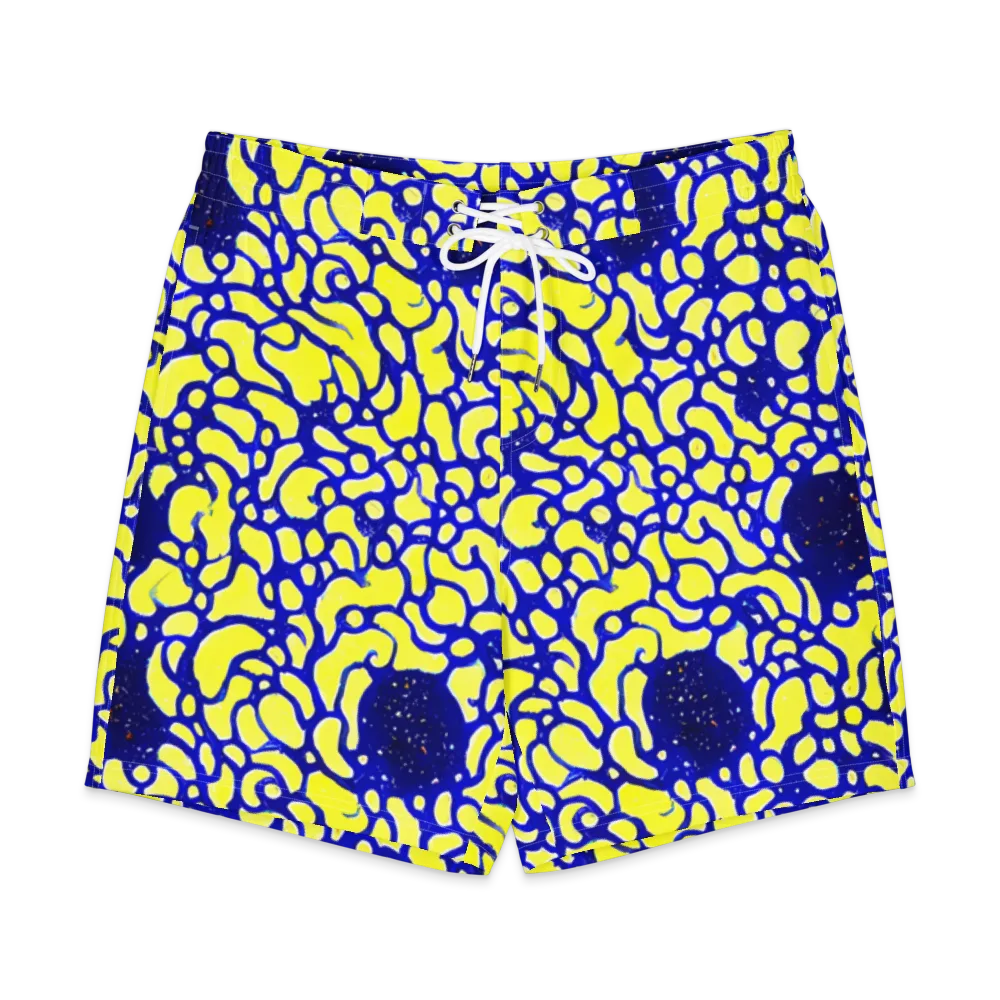 Lemon Liquefaction on Men's Board Shorts — Front