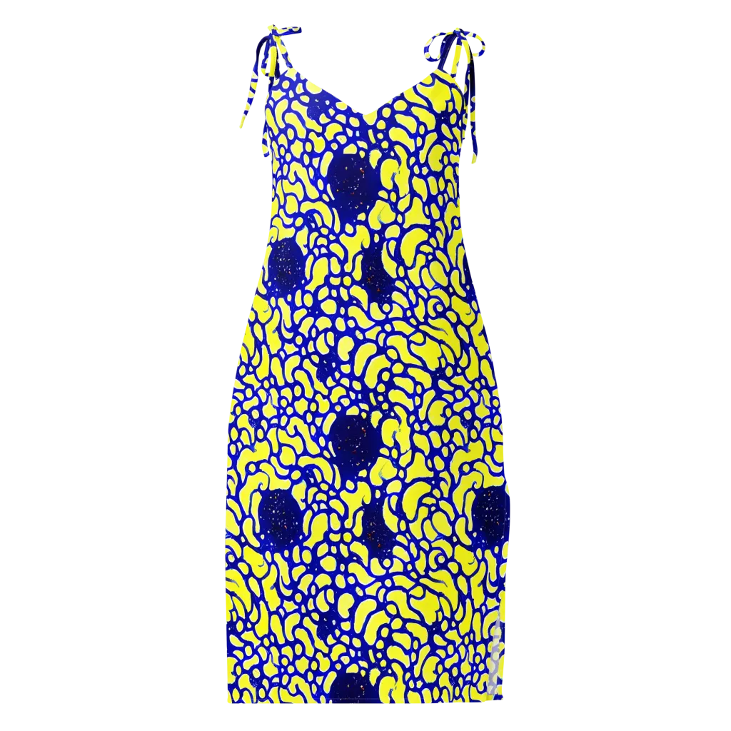 Lemon Liquefaction on Slip Dress — Front