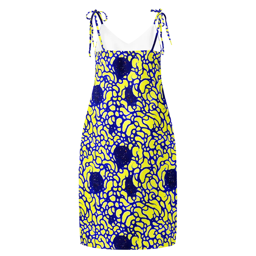 Lemon Liquefaction on Slip Dress — Back