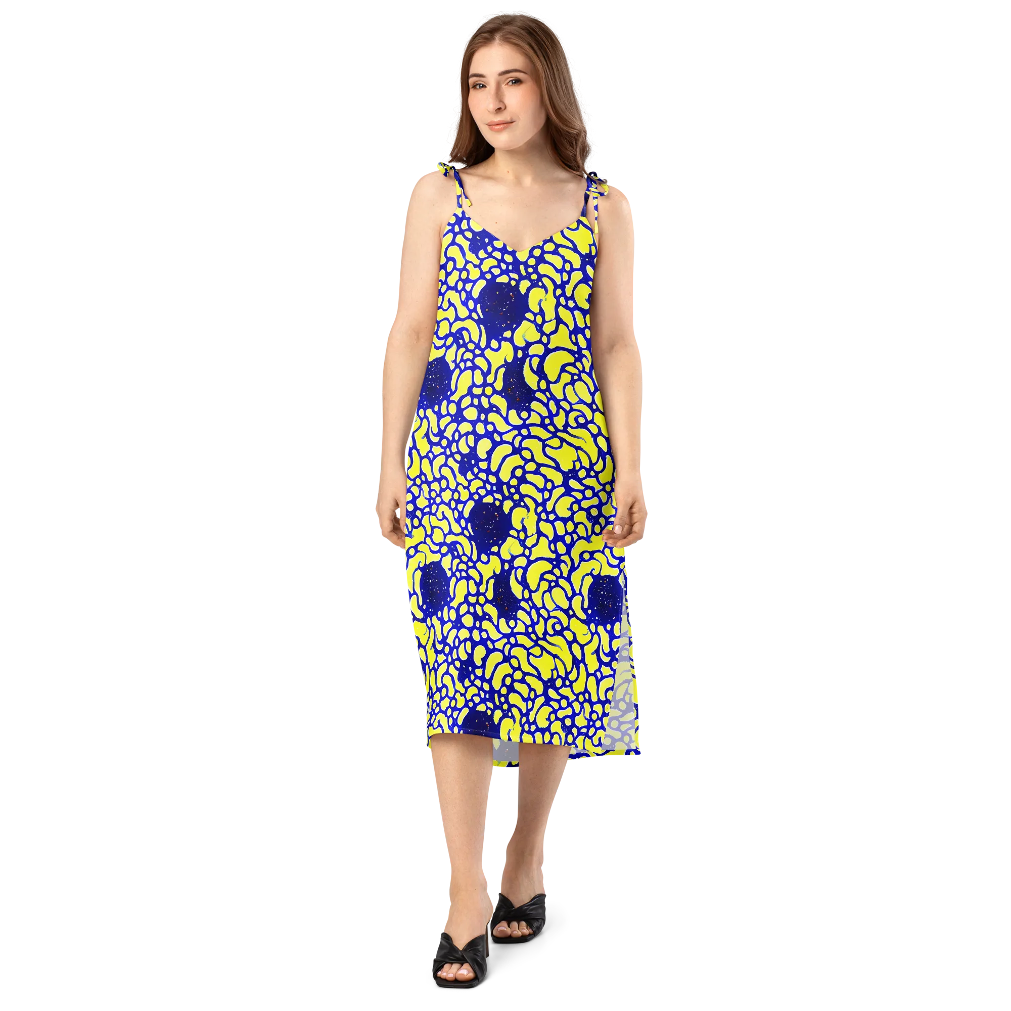 Lemon Liquefaction on Slip Dress — Front