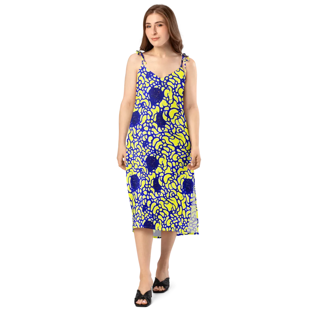 Lemon Liquefaction on Slip Dress — Front