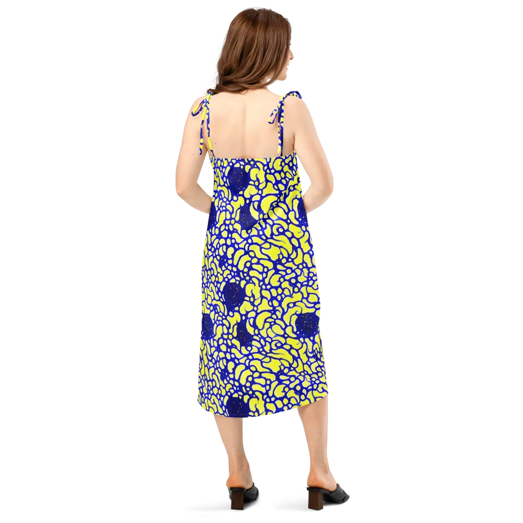 Lemon Liquefaction on Slip Dress — Back