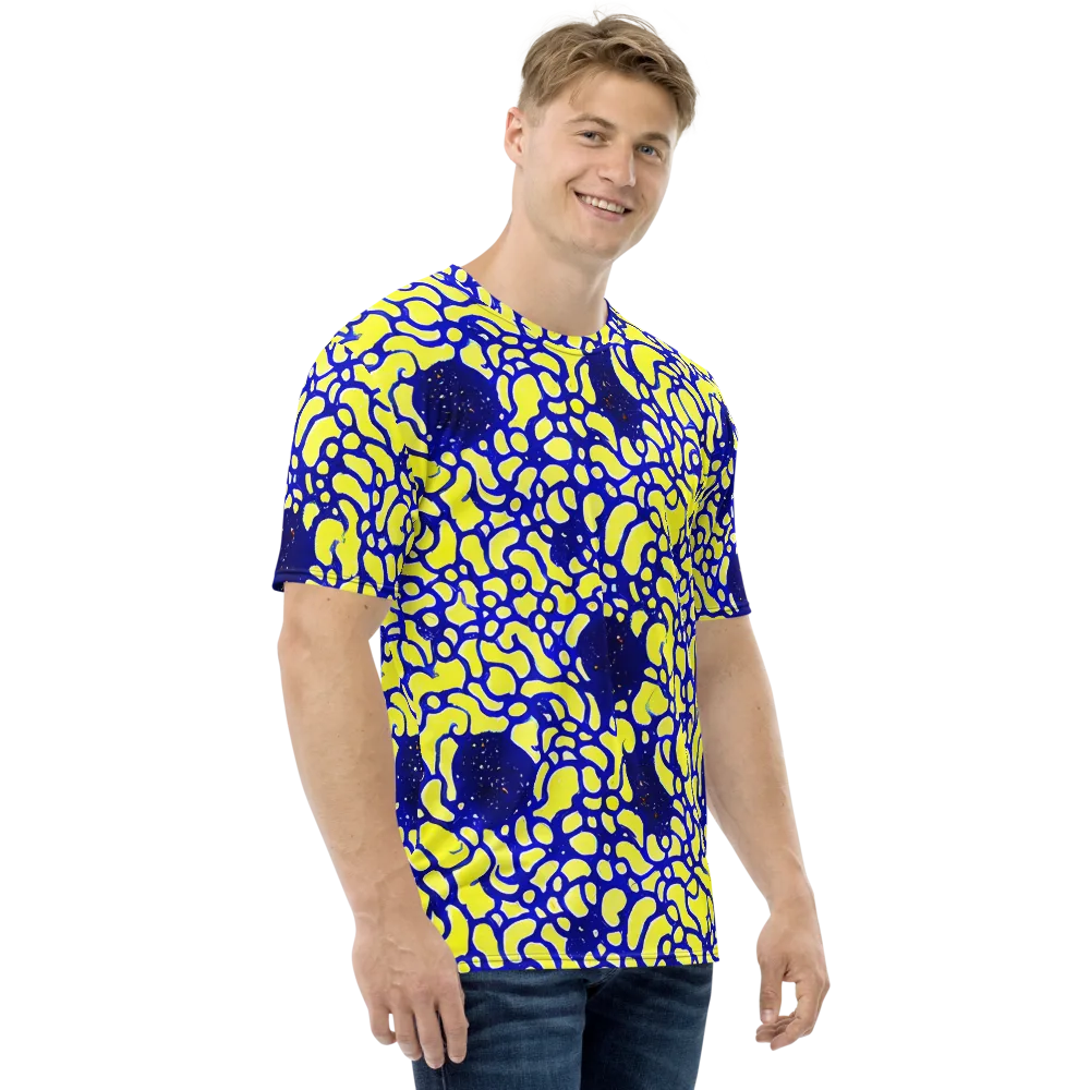 Lemon Liquefaction on Men's Crew Neck T-Shirt — Right