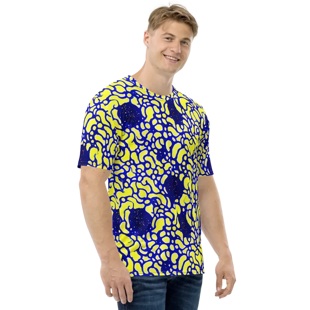 Lemon Liquefaction on Men's Crew Neck T-Shirt — Right