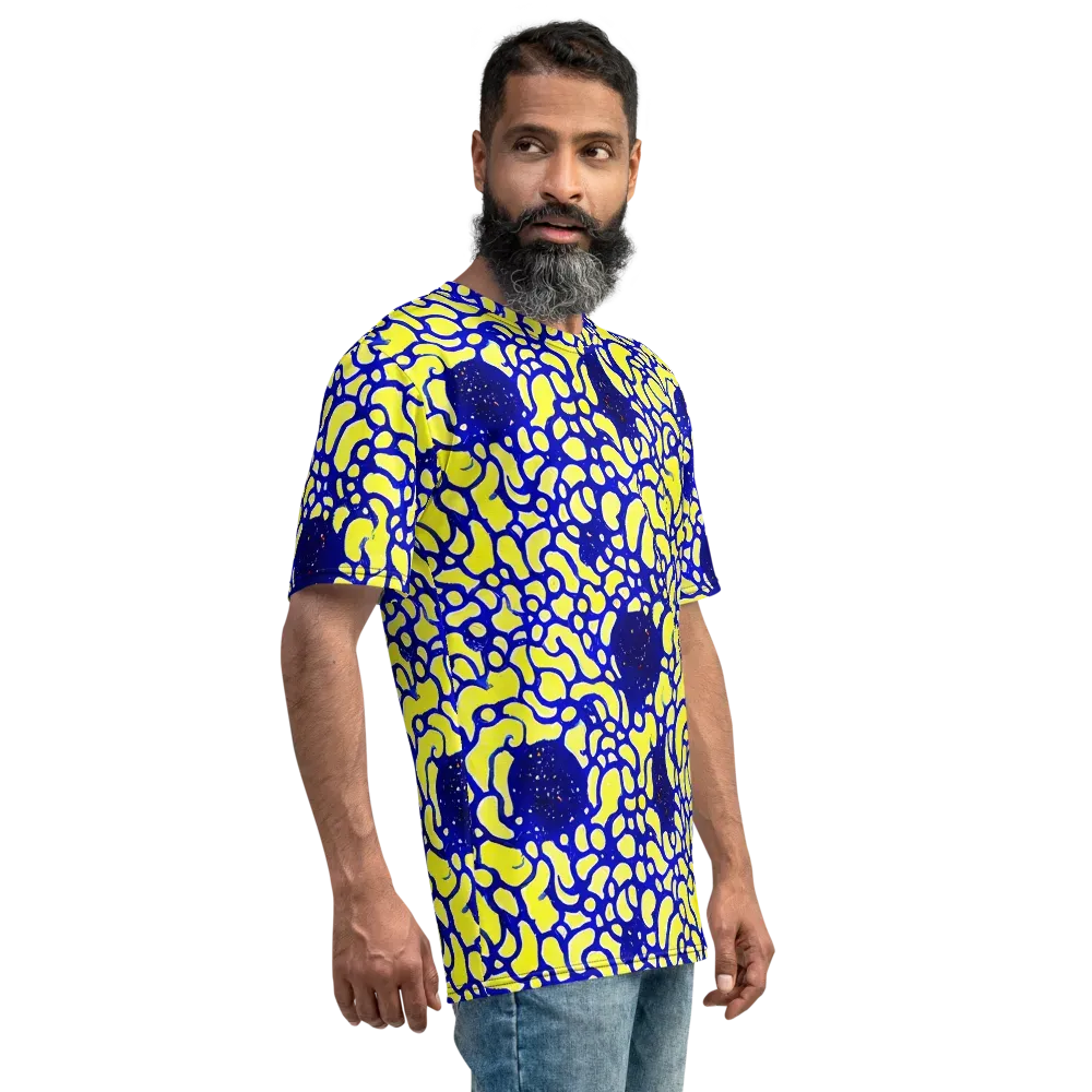 Lemon Liquefaction on Men's Crew Neck T-Shirt — Right