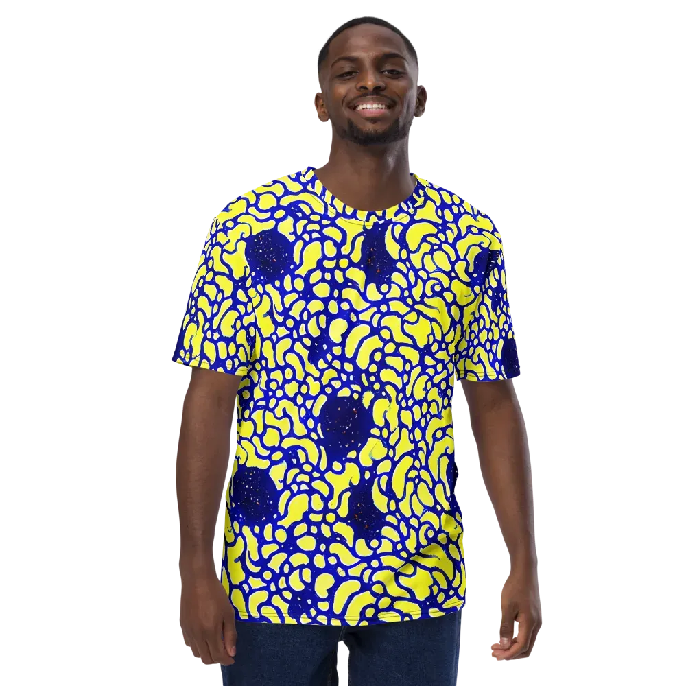 Lemon Liquefaction on Men's Crew Neck T-Shirt — Front