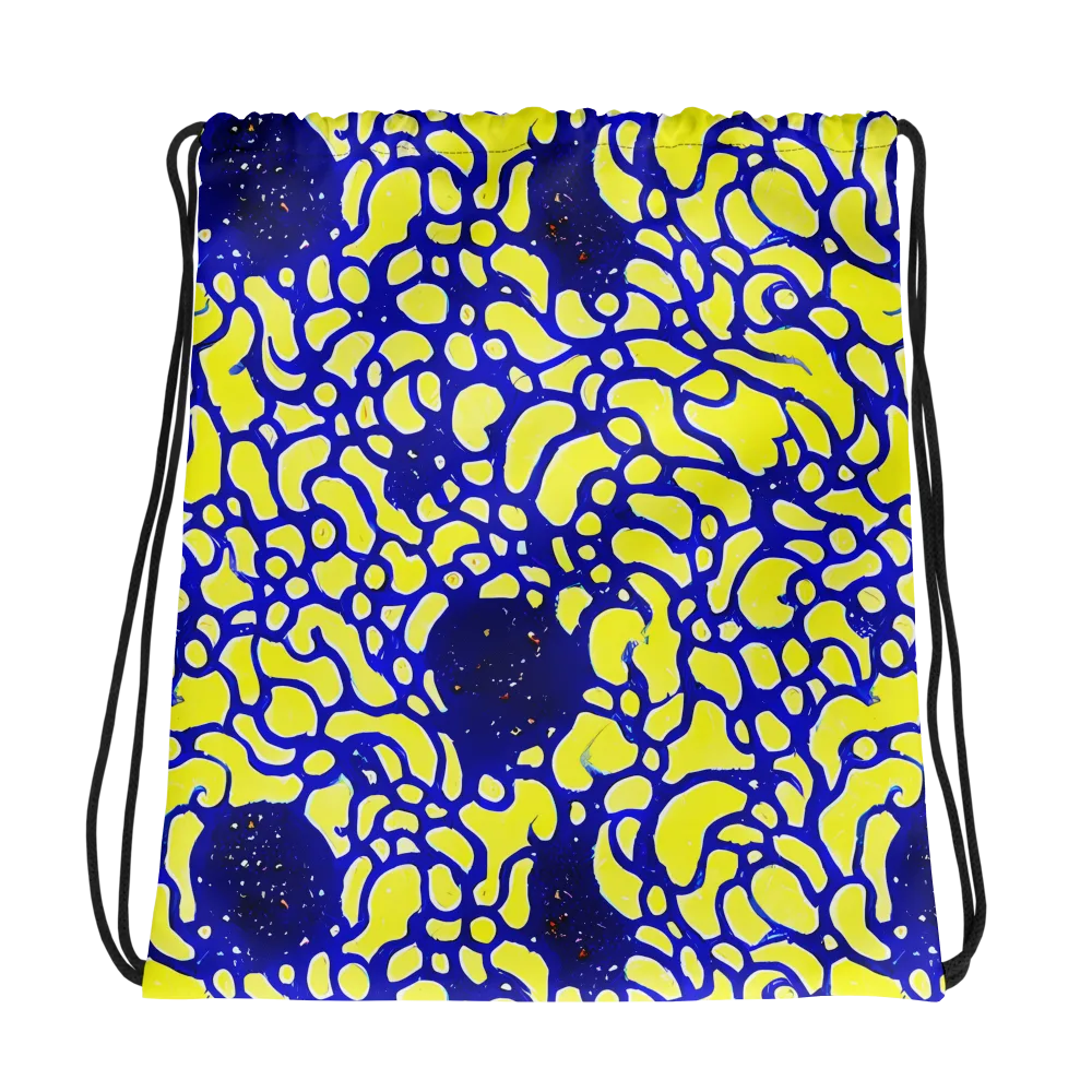 Lemon Liquefaction on Drawstring Bag — Photo